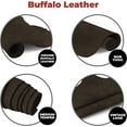 thumbnail image 4 of European Leather Work Buffalo Hide 8-10 oz. 3-4mm  Pre-Cut Size: 8"x60"  Chocolate Brown Color - Full Grain Leather for Tooling, Stamping, Molding, Engraving, 4 of 9