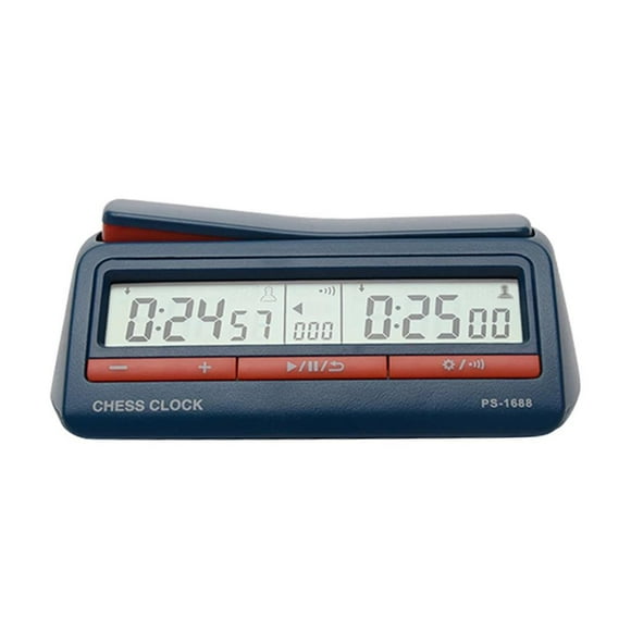 yingyy Chess Clock Chess Timer Professional Analog International Chess Clock Timer Portable Mechanical I-GO Count Up Clock