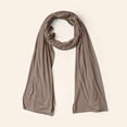 thumbnail image 3 of QASIEATN Daily Wear Silk Scarves for Women Cotton Hijab Women's Headscarf Quality 180 X 55 Cm Soft Breathable and Opaque Fall Fashion Accessories, 3 of 5
