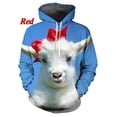 thumbnail image 4 of Sudadera con capucha con estampado de ovejas divertidas y personalidad para hombre, moda informal, unisex, estampado 3D de animales, sudaderas gráficas, tops, 4 of 5