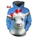 thumbnail image 4 of Sudadera con capucha con estampado de ovejas divertidas y personalidad para hombre, moda informal, unisex, estampado 3D de animales, sudaderas gráficas, tops, 4 of 5