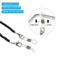 thumbnail image 4 of Uxcell Eyeglass Chains for Women, 2Pcs Stylish Glasses Chain Sunglass Beaded String, Black, 4 of 5