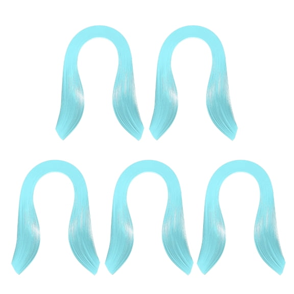 Quilling Strips Paper 600pcs 5mm 39cm Origami Paper Quilling Kits for Art DIY Craft Christmas, Light Blue