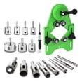 thumbnail image 1 of Tile Saw Set Drill Bit Saw Set Multifunctional 4mm-83mm Adjustable Saw Guide Jig Single Cup, 1 of 9