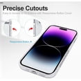 thumbnail image 4 of Case for iPhone 14, Soft Shockproof Clear Smiling Pattern Design Phone Protective Cover for iPhone 14 (6.1 inch), Cover Case for Girls and Women, Smiling, 4 of 13