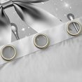 thumbnail image 4 of Feelyou Dreamy Grey Bow-tie Blackout Curtains Set of 2 (52x84 Each), Cartoon Princess Bowknot Window Curtains, Bling Stars Sequin Print Curtains and Drapes, Living Room Curtains Decor, 4 of 6