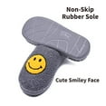 thumbnail image 3 of Smiley Face Slippers for Kids/Children, Anti-Slip Soft Plush Comfy Indoor Slippers, 3 of 5