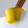 thumbnail image 4 of Sywqhk Estante organizador de baño para almacenamiento de palillos y trapos de cocina (amarillo) Sywqhk Para estrenar, 4 of 8