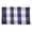 Blue Check, variant on 22 x 34 in. Chindi Rug, Burnic