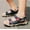 Blue, variant on Dpytoraw Boys Sandals For Kids Comfortable Adjustable Hook And Loop Strap Casual Outdoor Summer Beach Shoes For Daily Wear Boys Summer Sandals Size 10.5