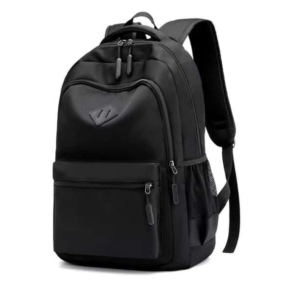School Backpack for Men Women, Adults Waterproof Travel Bags, 15.6 inch Laptop Backpack, Teenage Lightweight Rucksack, Work Daypack, Black