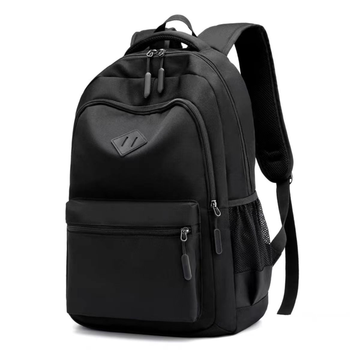 School Backpack for Men Women, Adults Waterproof Travel Bags, 15.6 inch Laptop Backpack, Teenage Lightweight Rucksack, Work Daypack, Black