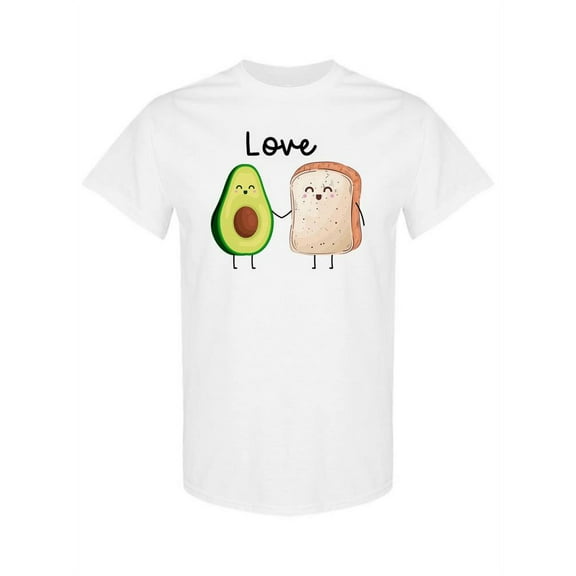 Love Bread And Avocado T-Shirt Women -SPIdeals Designs, Female 4X-Large