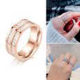 thumbnail image 2 of LYMAYTER Fashion Ring Women's Ring - Couple Style, Geometric, Stackable, 2 of 7