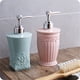 thumbnail image 5 of Dispensador de jabón de plástico recargable for baño, cocina, botellas con bomba de líquido premium, 5 of 5