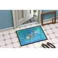 thumbnail image 4 of Blue Fish Watercolor Door Mat, 4 of 4