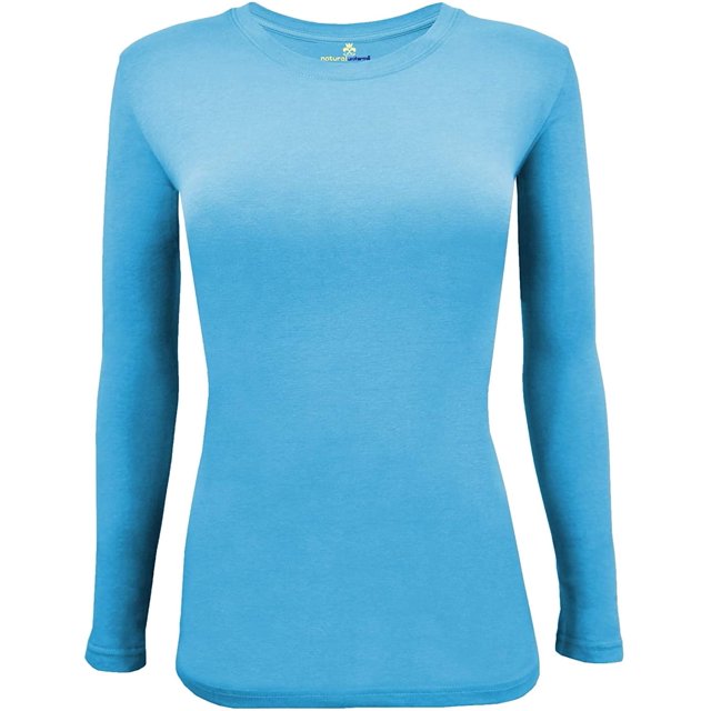 Women's Under Scrub Tee Crew Neck Long Sleeve T-Shirt