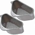 thumbnail image 1 of 2-Pack Triangle Sink Strainer Baskets, 10x5.5 Inch Corner Drain Shelf for Food Debris, Durable Sink Basket for Kitchen Use, 1 of 3
