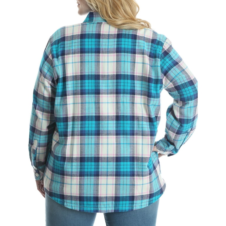 walmart women's lee flannel shirts