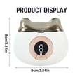 thumbnail image 3 of Electric Nail Clipper for Seniors & Adults - 2-in-1 Automatic Toenail & Fingernail Trimmer with 3 Speeds, LED Light, Portable, Rechargeable USB Type-C, Safe, Anti-Mess Design, Easy Makeup Organizers, 3 of 9