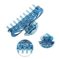 thumbnail image 2 of Unique Bargains 1 Pc Fashion Rose Flower Hair Clips Hairdo Clip Blue, 2 of 5