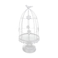 thumbnail image 1 of Candelabro de jaula de pájaros, decoración de mesa, portavelas de hierro, decoración para bodas, baño, sala de estar, repisa de chimenea, vacaciones, 1 of 8