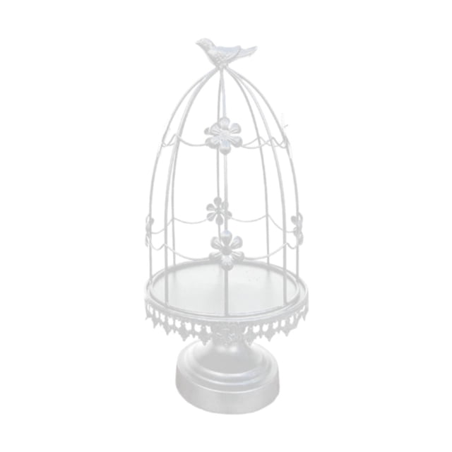 Candelabro de jaula de pájaros, decoración de mesa, portavelas de hierro, decoración para bodas, baño, sala de estar, repisa de chimenea, vacaciones