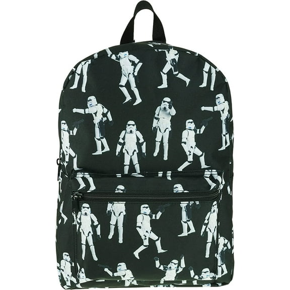 KBNL Star Wars -Storm Trooper Deluxe All Over Print Backpack - 64957, Black