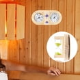 thumbnail image 1 of Termómetro, higrómetro y temporizador para sauna, medidor de temperatura y humedad, accesorios para sauna, higrotermógrafo 3 en 1 para en casa. Violeta, 1 of 7