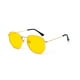 thumbnail image 2 of Hombres y Mujeres de la Moda Polígono Gafas de sol Gafas de montura de metal ligero, 2 of 7
