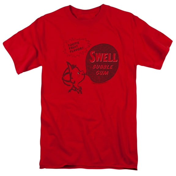 Dubble Bubble Swell Gum S/S Adult 18/1 T-Shirt Red 4X