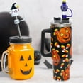 thumbnail image 6 of 5PCS Halloween Straw Cover Cap for Stanley Cup, Silicone Straw Topper for Stanley 30&40 Oz Tumbler with Handle, 10mm 0.4in Dust-Proof Reusable Straw Tips Lids for Halloween Gifts. (Color 4), 6 of 12