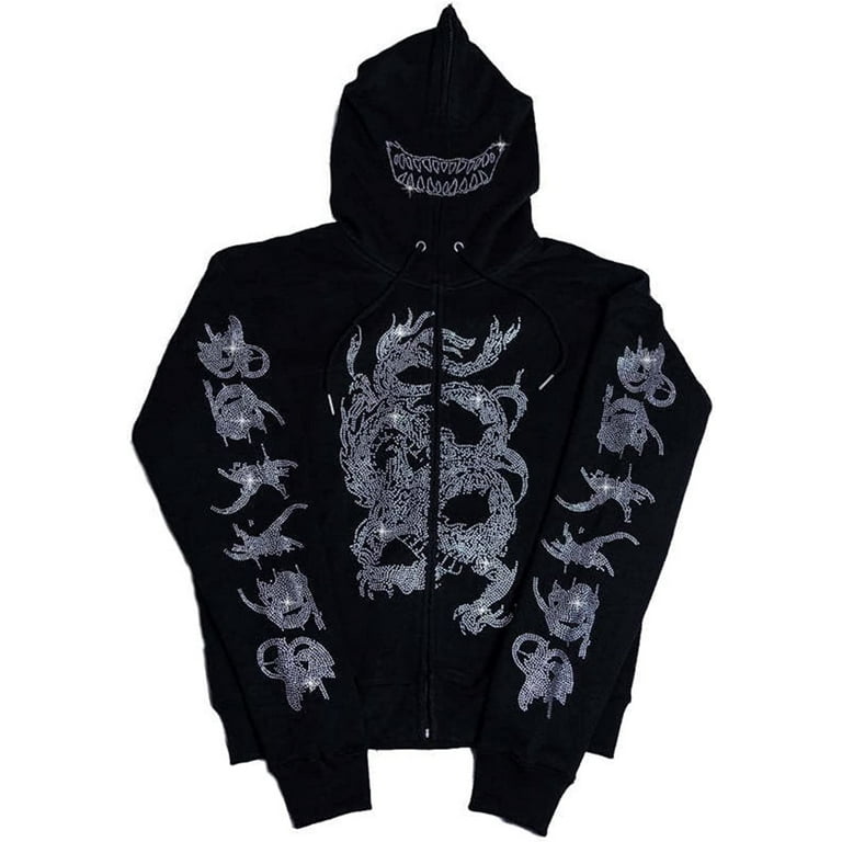 Cyberpunk zip up hoodie sale