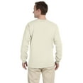 thumbnail image 2 of Gildan G240 Ultra Cotton 100% Cotton Long Sleeve T-Shirt, Natural, L, 2 of 4