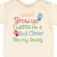 thumbnail image 4 of Inktastic Rock Climber Like Daddy Boys or Girls Baby Bodysuit, 4 of 5