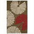 thumbnail image 3 of Safavieh Soho Square Rug in Brown / Ivory, 3 of 3