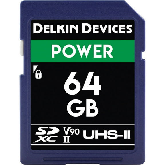 Delkin Devices 64GB SDXC 2000X Memory Card V90 UHS-II