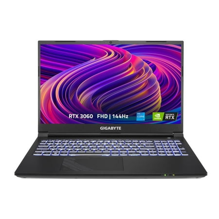 Gigabyte 15.6" Gaming G5 Laptop - 12th Gen Intel Core i5-12500H - GeForce RTX 3060 - 144Hz 1080p - Windows 11
