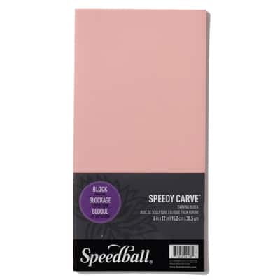 12 Pack: Speedball 6" x 12" Speedy Carve Block