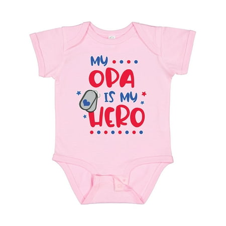 

Inktastic Memorial Day My Opa is My Hero Gift Baby Boy or Baby Girl Bodysuit