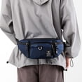 thumbnail image 4 of Bolsa De Pecho Bolsa de pecho para hombre, bolsas cruzadas de nailon seguras para senderismo, montañismo (azul real), 4 of 5