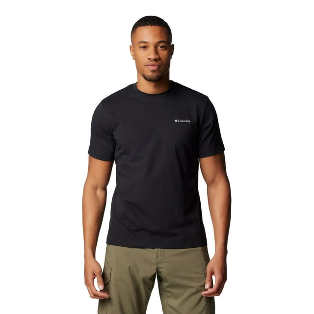 Camiseta Columbia Thistletown Hills para Hombre Negra Talla M