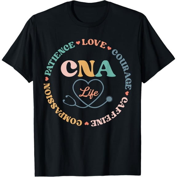 Playful Comfort Tee - Cna Life Shirts Cna Certified Nursing Assistant T-Shirt