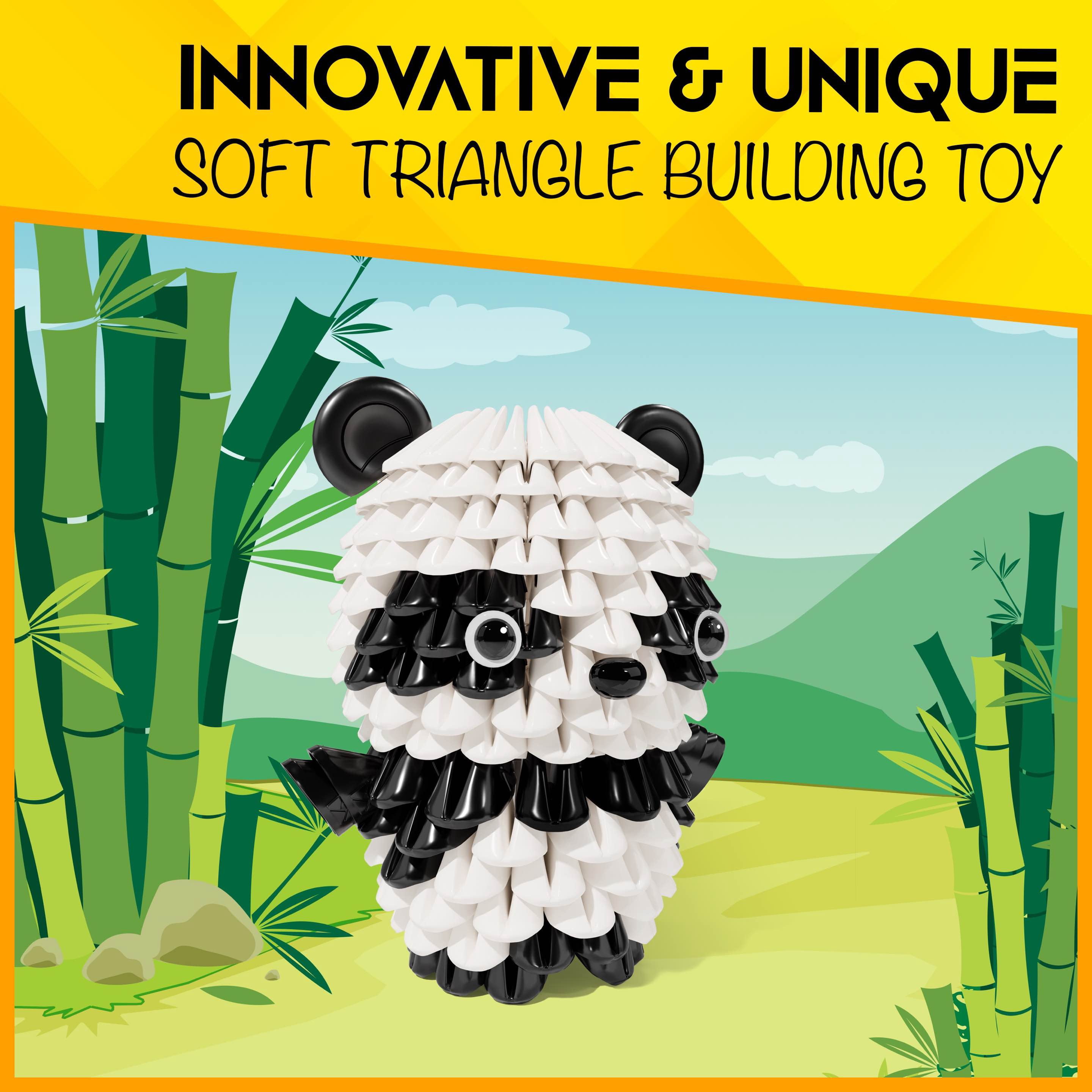 TRICOFUN Animals Soft Building Blocks Interactive Building Toy Paxton the Panda 1106-PANDA