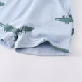 thumbnail image 6 of TOOYOU Boys Shorts Toddler Kids Cartoon Crocodile Prints Casual Sport Shorts Fashion Drawstring Beach Shorts Durable Shorts For Boys Size 1-2 Years Light Blue, 6 of 6