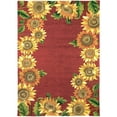 thumbnail image 2 of Hand Hooked Sunflower Field Area Rug, 2 of 4