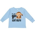 thumbnail image 3 of Inktastic Monkey Its My 3rd Birthday Boys or Girls Long Sleeve Toddler T-Shirt, 3 of 5