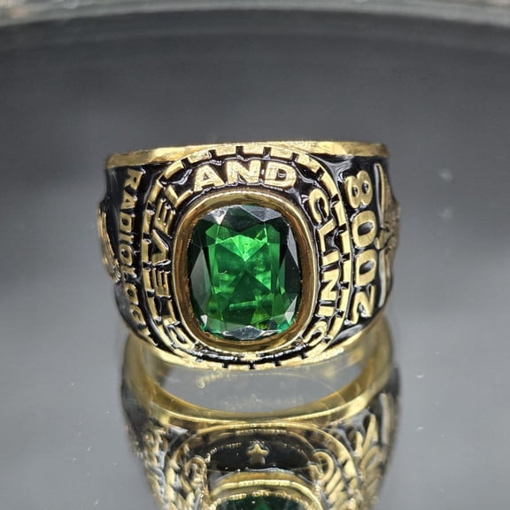 Cushion Cut Mens Graduation Class Ring w Personalized Engravings Birthstone, Graduation Championship Style Chunky Ring, Custom 2025 Men's Class Ring 925 Sterling Silver