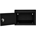 thumbnail image 6 of AdirOffice All Purpose Steel Mail Box Cabinet Wall Mountable Donation Drop Suggestion Box Black, 6 of 8