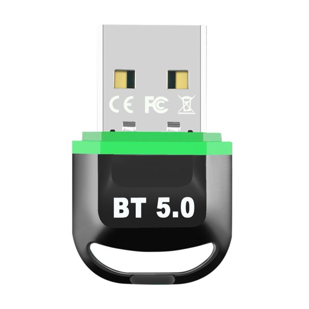 Adaptador USB compatible con Bluetooth 5.3 Mini inalámbrico verde